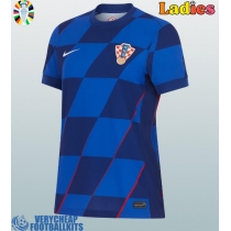 Croatia Replica Away Shirt Ladies Euro 2024 Short Sleeve